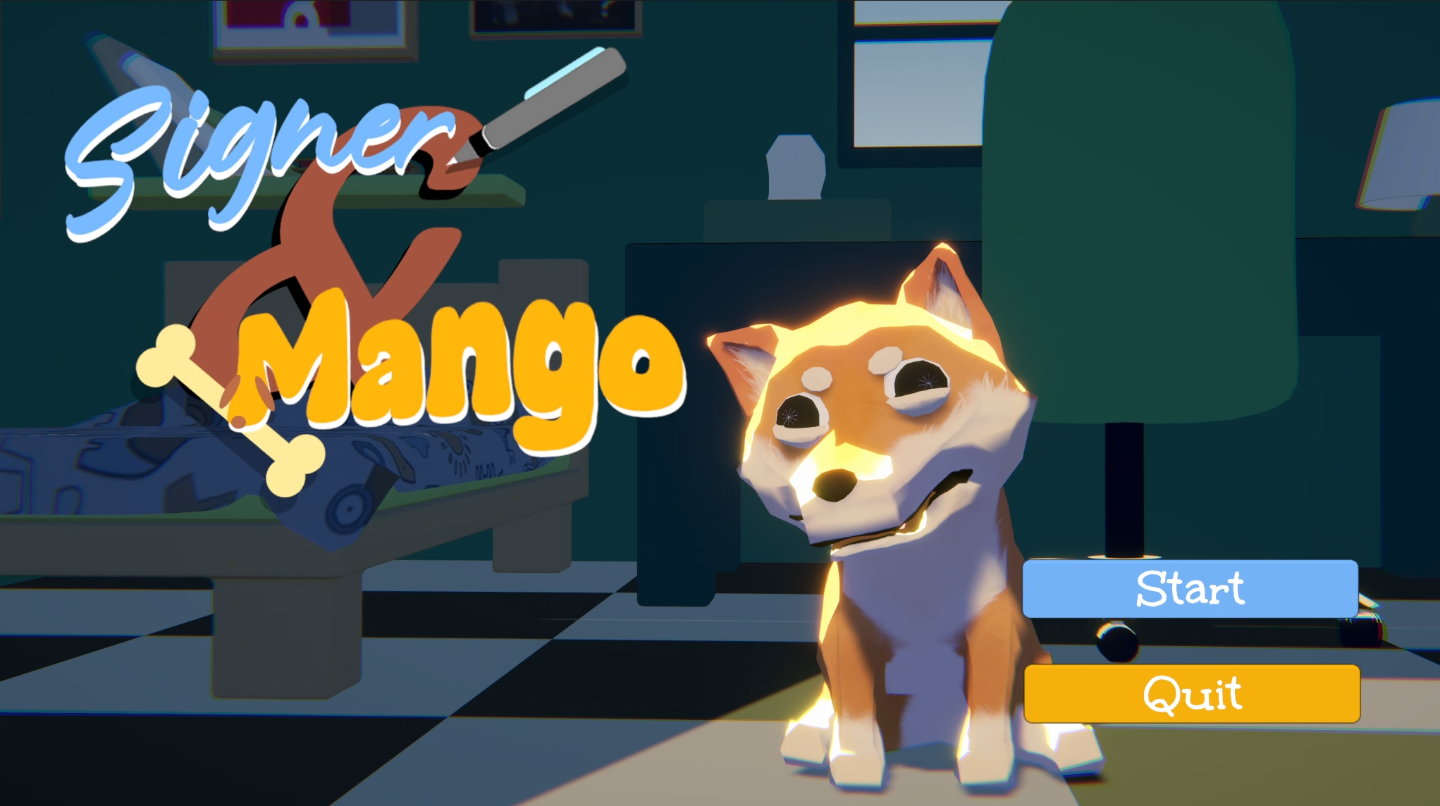 Signer and Mango title screen