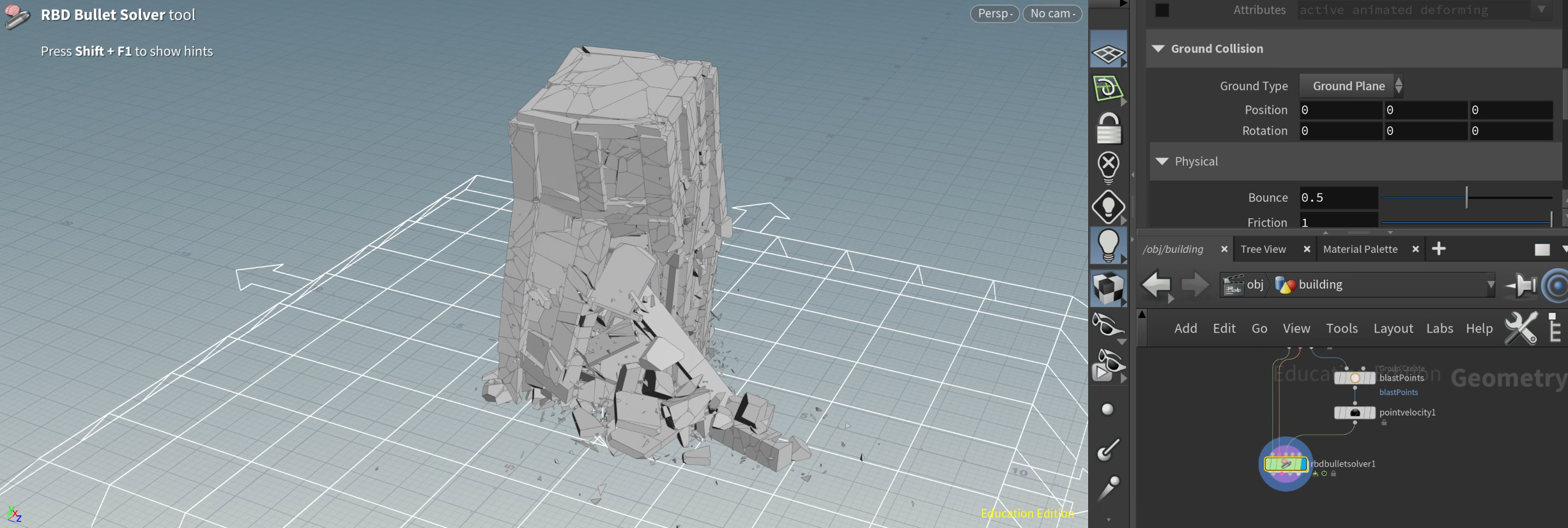 Houdini Fluid Simulation